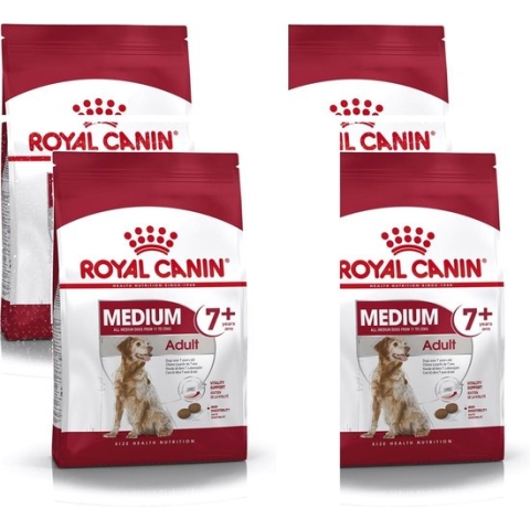 Royal Canin Shn Medium Adult 7plus - Hondenvoer - 4 x 4 kg