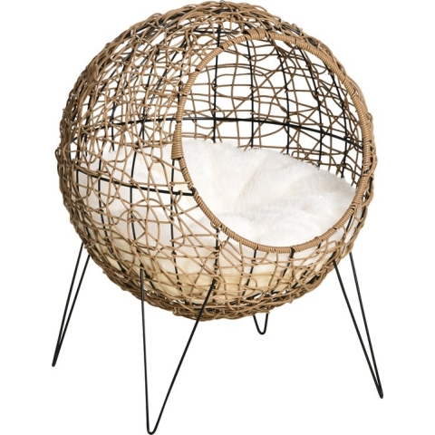 PawHut Kattenhuis met metalen frame D30-442
