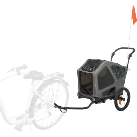 Trixie Fietskar Grijs / Salie