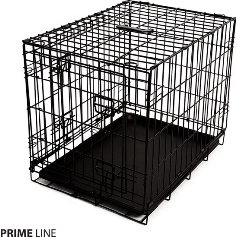 Hondenbench. Bench. Extra strong. Zwart. 91x57x67 cm.