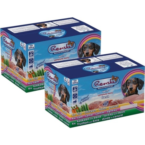 Renske Adult Multi - Hondenvoer - 2 x ( 12 x 395 g)