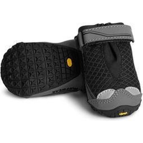 Ruffwear Grip Trex Boots - M - Obsidian Black - Set van 2