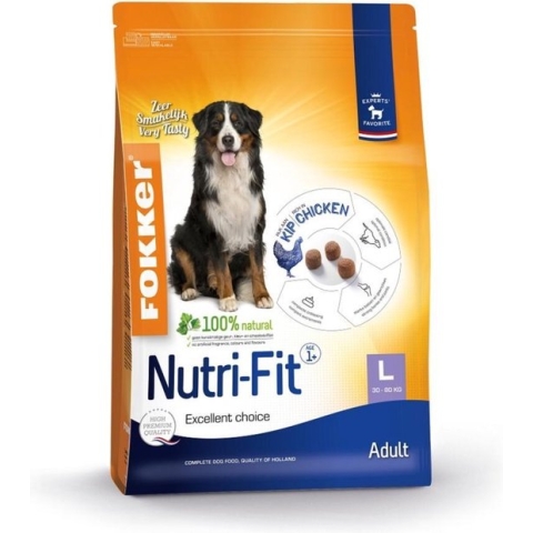 3x Fokker Dog Nutri-Fit L 2,5 kg