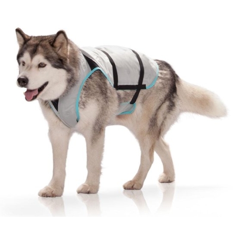 Suitical dry cooling vest hond  zilver s 35-60x55-70 cm