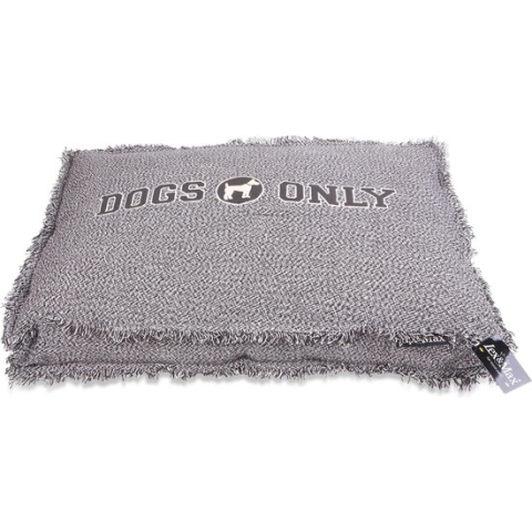 Lex & Max Dogs Only - Hondenkussen - Boxbed - 90x65x9cm - Grijs