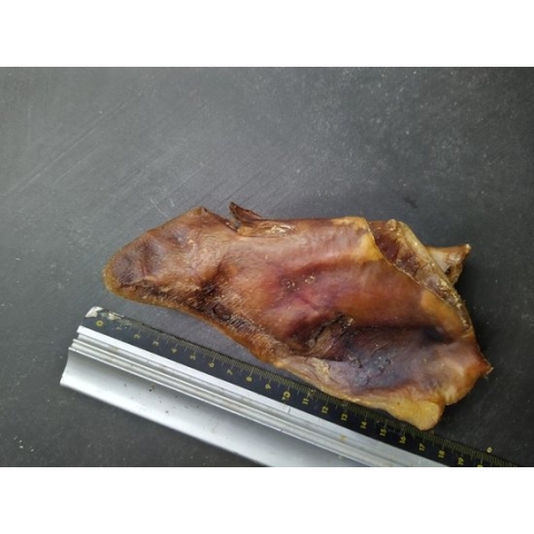 varkensoren varken oor (45gr per stuk) 200 stuks van de snackmeester 100% natuurlijk natural naturel gedroogd dried