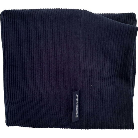 Dog's Companion - Losse hoes donkerblauw ribcord voor Hondenkussen / Hondenbed - XL - 140x95cm