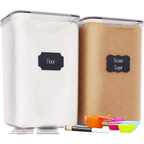 Voedselcontainer – Katten Honden Voedselcontainer – Voercontainer – Voor Hond en Kat - Opslagcontainer