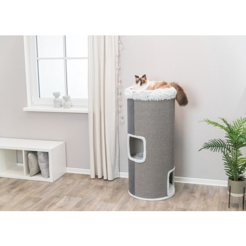 Trixie Krabton Cat Tower Harvey Grijs 50X50X118 CM