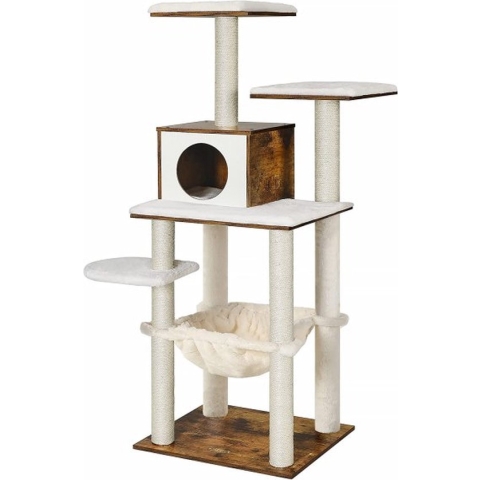 Krabpaal, Kattenmeubel, Modern, Vintage Bruin