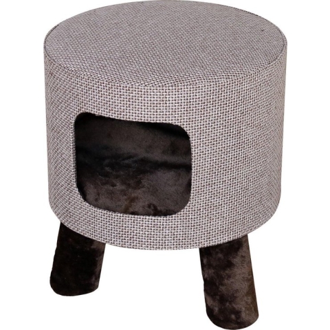 Flamingo - Kattenmeubel - Omar - M - Bruin - 42 x 42 x 48 cm