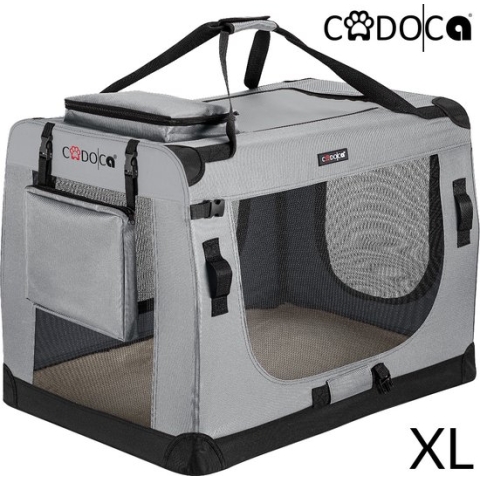 Cadoca Honden & Katten Reismand XL - 81x56x58cm - Grijs