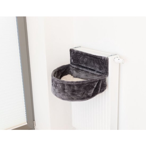 TRIXIE Kattenbed voor radiatoren XXL donkergrijs
