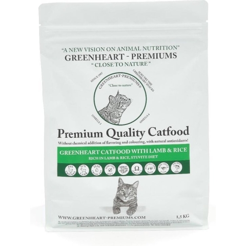 Greenheart kattenvoer Lam 10 kg - Kat