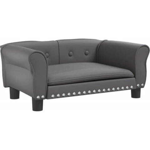vidaXL-Hondenmand-70x45x30-cm-kunstleer-grijs