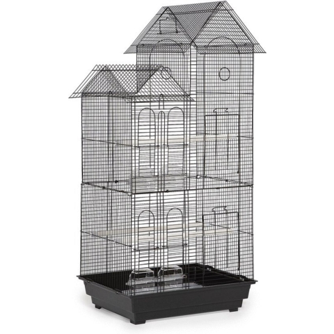 Keddoc - Bird Cage Budgie Villa - Kooi - Zwart