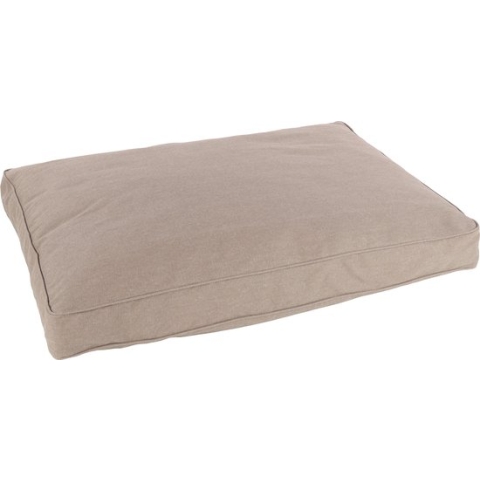 Flamingo - First Class Selection - Valeco Hondenkussen Taupe Rechthoekig - 100x70x12CM - Anti Bacterieel, Waterafstotend En Afneembare Hoes