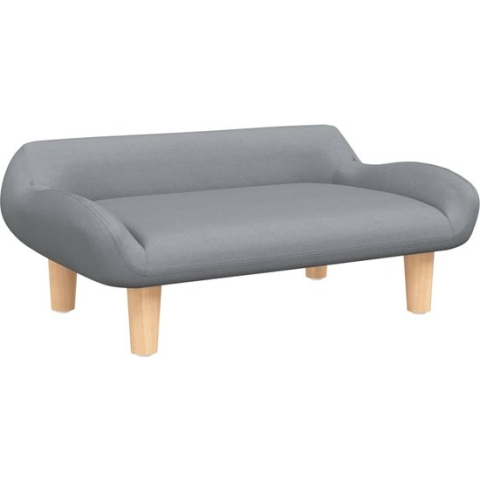 vidaXL-Hondenmand-70x40x24-cm-stof-lichtgrijs