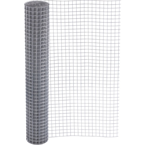 Volieregaas 25x25mm 2,00mm 100cm x 25m RVS