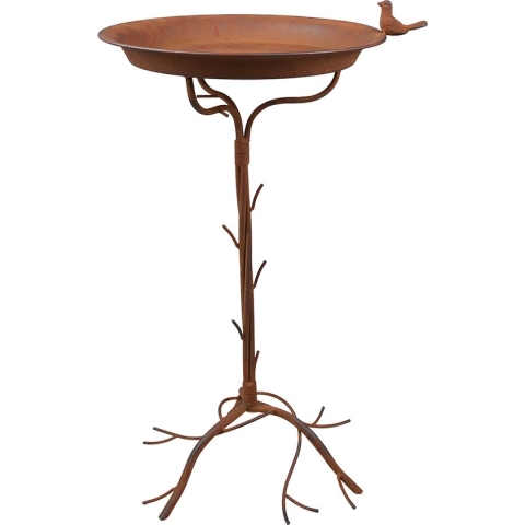 Clayre & Eef Vogelvoederbak 48x42x71 cm Bruin Ijzer