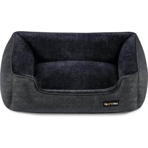 Berkatmarkt - Hondenmand, Afneembare Hoes, 70 X 55 X 21 Cm, Donkergrijs