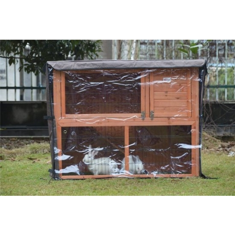 Universele afdekking voor dubbele stal, 121 cm