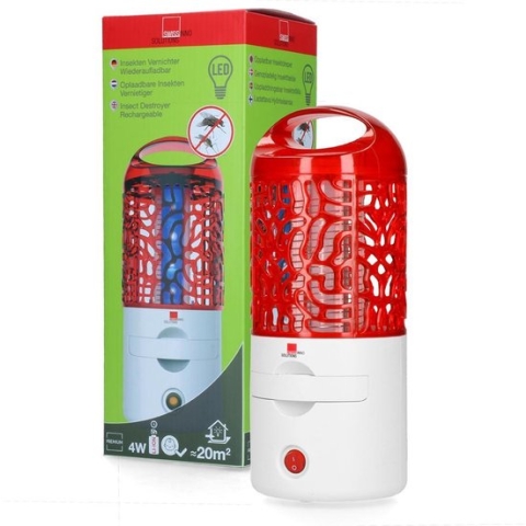 Swissinno Premium mobil 4W 1 244 001 UV-lamp, Stroomgaas Vliegenlamp 4 W Wit, Rood 1 stuk(s)