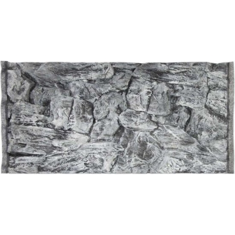achterwand aquarium steen 96,5 cm grijs