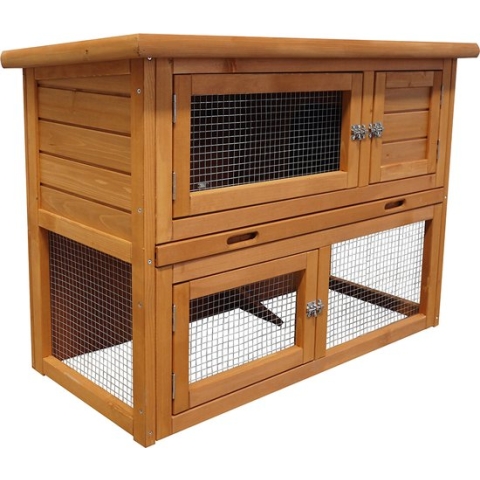 Duvo Woodland Barnie - Konijnenhok - 95 x 45 x 70 cm