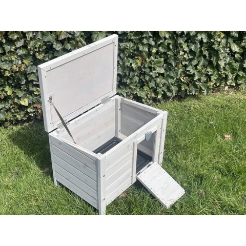 Konijnenhok Raoul white wash