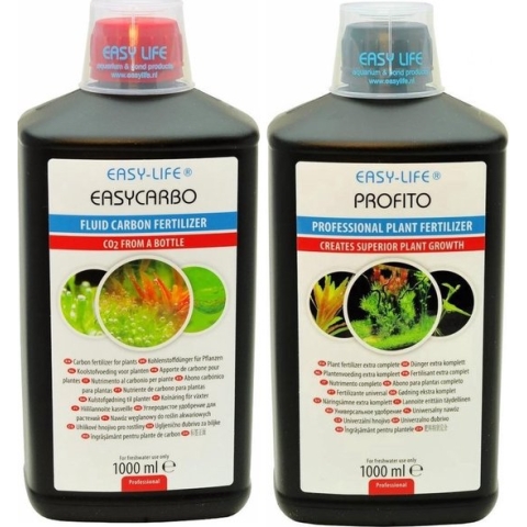 EasyLife - EasyCarbo + Easy Life Profito - 2x 1000ml - Complete plantenvoeding voor alle aquariumplanten