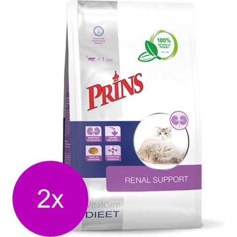 Prins Vitalcare Dieet Renal Support - Kattenvoer - 2 x 1.5 kg
