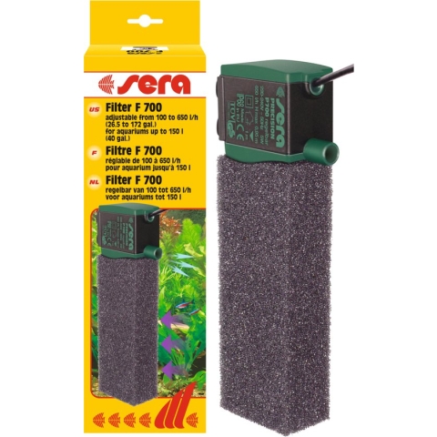 Sera binnenfilter F700 regelbaar