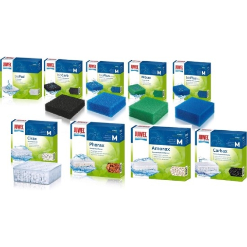 Juwel - Filter spons set compact (M) 5 soorten - Compleet + Cirax - Carbax - Amorax - Phorax