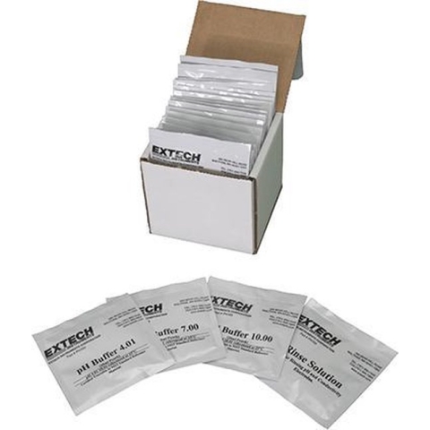 Extech PH103 - pH buffers - 4, 7 en 10pH - incl. spoeloplossing