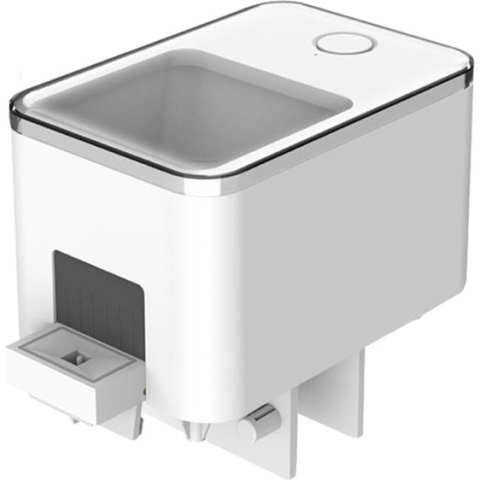 Blithe- Visvoer Automaat - Voederautomaat Voor Aquarium - 100 Ml - Wifi App Bediening - Vochtbestendig - Met Dubbele Antiblokkeerbeveiliging - Nauwkeurige Bediening - Met Timer,