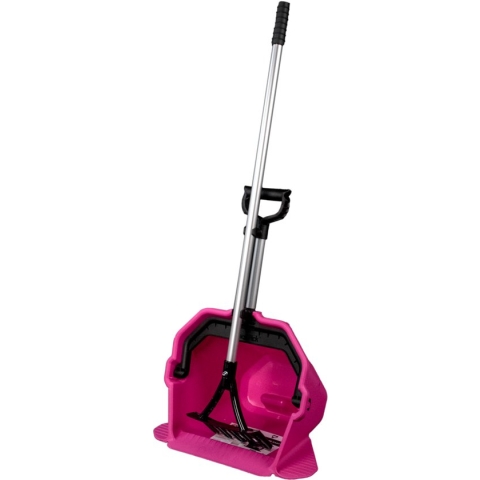 V-plast Mestboy Quick Pick compleet – Mestschep - Poepschep – Grote capaciteit 15 Liter – Lichtgewicht – Polycarbonaat - Roze
