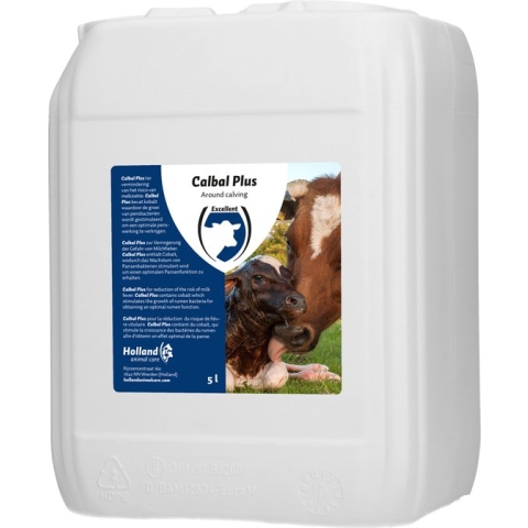 Excellent Calbal Plus - Calcium drank voor koe en rundvee - optimalisatie van lactatie - Inhoud 5 liter