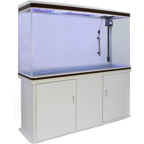 Aquarium & Meubel set 300L - 120x70x39 cm - Wit