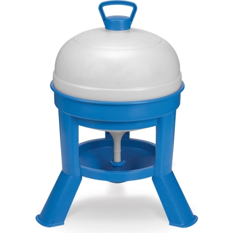 Duvoplus - Voersilo - Kip - Waterreservoir Polystyreen Met Voetjes 20l Blauw - 1st