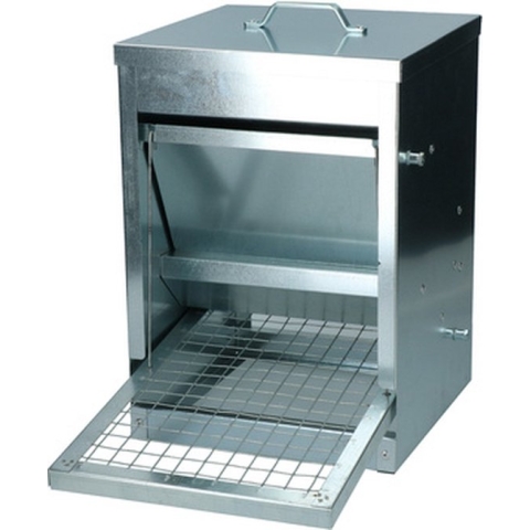 Pluimvee voerbak mechanisch metaal 5 kg