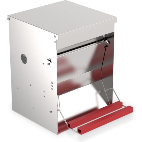 Duvoplus - Voersilo - Kip - Automatische Trapbak Gegalvaniseerd 12kg - 1st