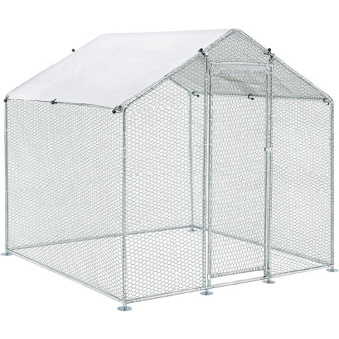 Kippenren / Kippenhok - HLS25T - 200 x 200 x 200 cm