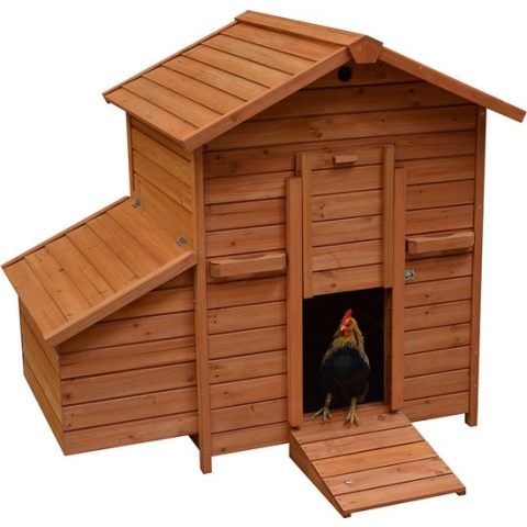 Duvo Woodland Goldie Kippenhok - Bruin - 121x81x109 cm