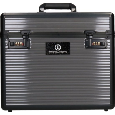 RelaxPets - Imperial Riding - Groomingbox Shiny Classic - Darkgrey