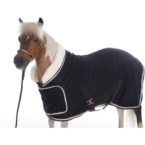 HB Dutch Crown Europe Showdeken Rosegold Little Sizes - maat 75/105 - black/rosegold