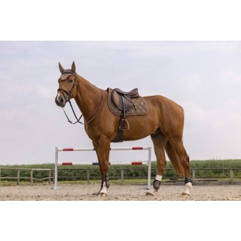 Equi-Theme Zadeldek Oslo Brown - Full dress | Zadeldekje paard