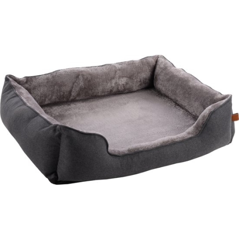 Flamingo Carlota - Mand Honden - Mand Carlota Rechthoekig+rits Grijs 100x80x25cm - 1st