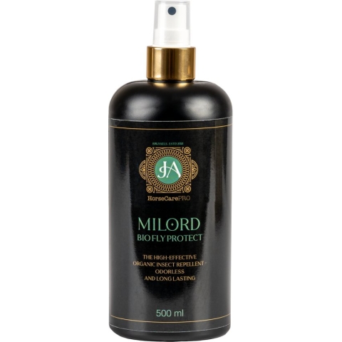 Johanne Horsecarepro - MILORD Bio Fly Protect - 1000ML - biologische insectenverdelger - geurloos en langdurig actief - tegen muggen - insecten - dazen