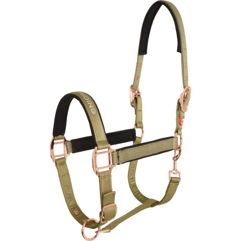 RelaxPets - Imperial Riding - Halster Belle Star -  Olijfgroen - Pony